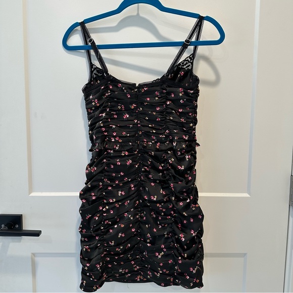 FOR LOVE & LEMONS Pansy Floral Mini Dress Size M - Picture 11 of 14